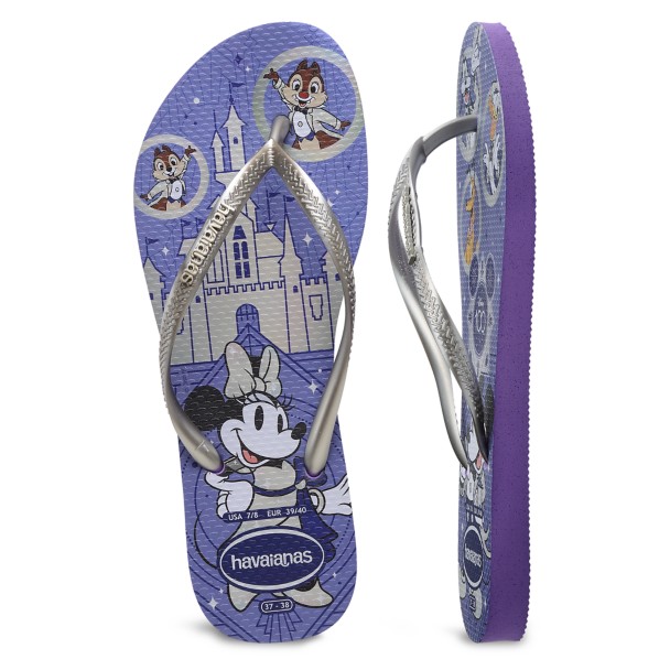 agentschap Tweet Pijnstiller Mickey and Minnie Mouse Disney100 Flip Flops for Adults by Havaianas |  shopDisney