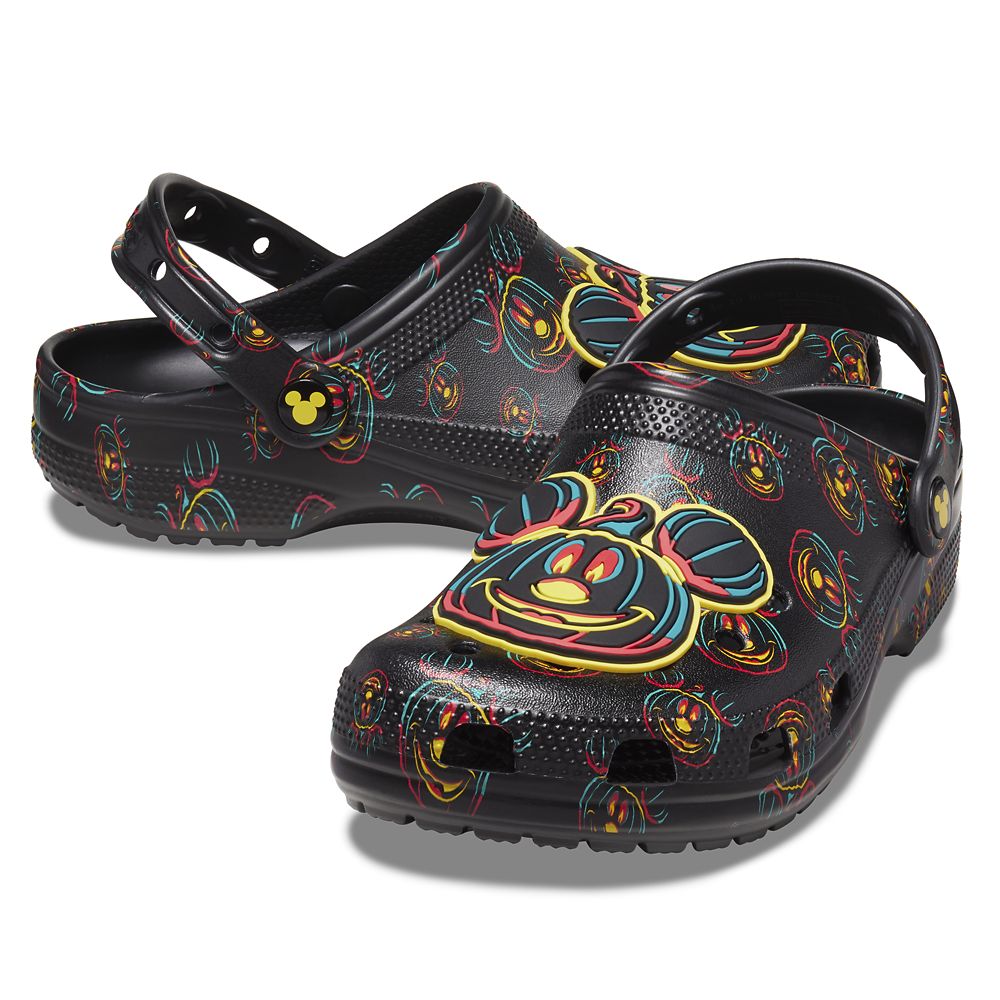 Mickey Mouse Glow-in-the-Dark Halloween Clogs for Adults by Crocs