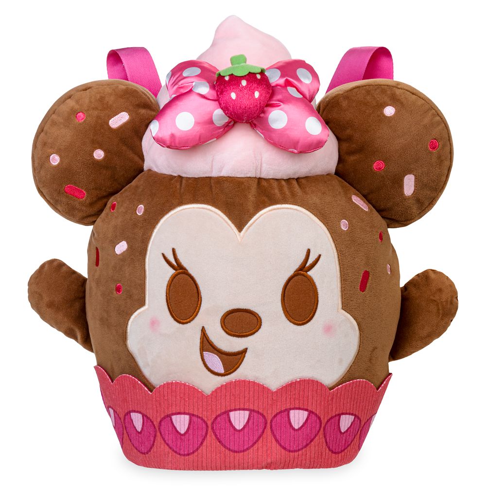 Minnie Mouse Strawberry Cupcake Disney Munchlings Backpack – Baked Treats here now