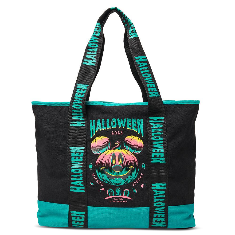 Mickey Mouse Halloween Glow-in-the-Dark Tote Bag available online for purchase