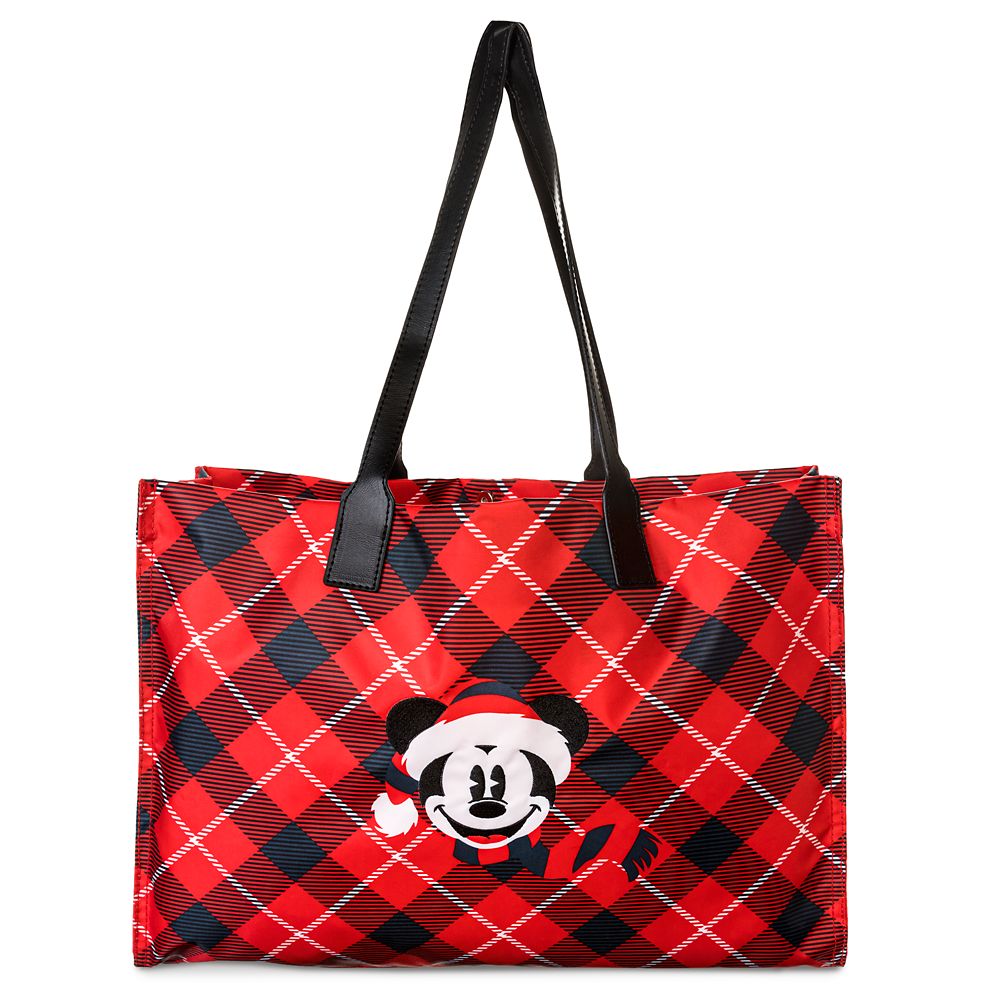 Mickey Mouse Holiday Tote – Plaid now out for purchase