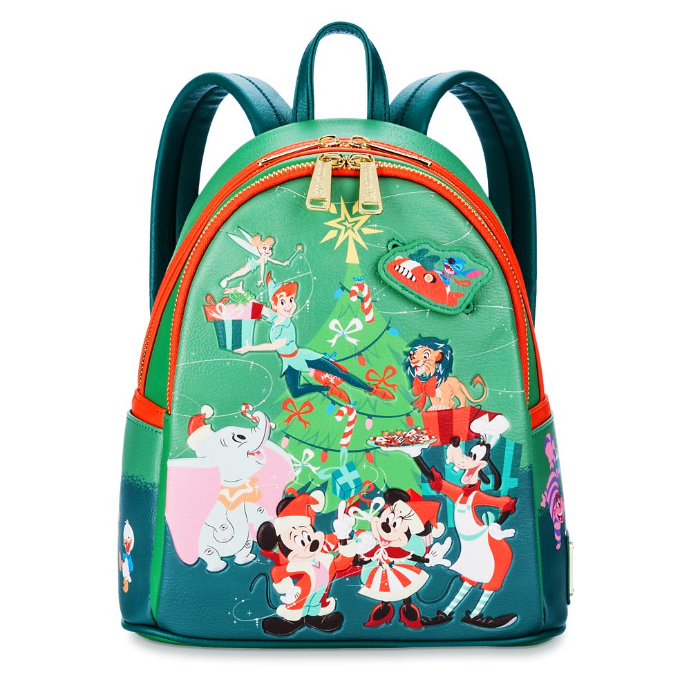 Disney Classics Christmas Glow-in-the-Dark Loungefly Mini Backpack here now