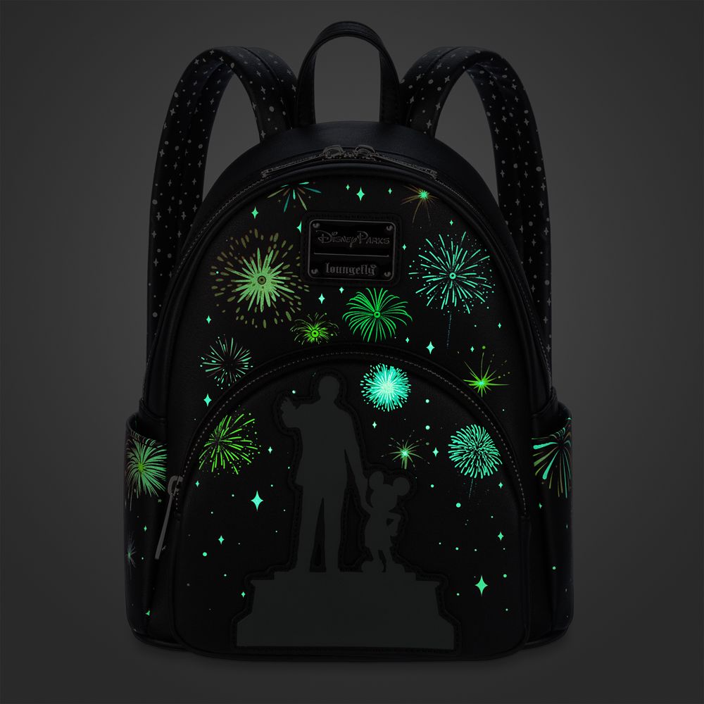 Walt Disney and Mickey Mouse ''Partners'' Light-Up Loungefly Mini Backpack – Disney100