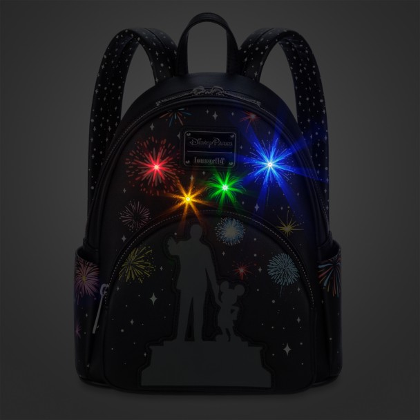 Walt Disney and Mickey Mouse ''Partners'' Light-Up Loungefly Mini Backpack – Disney100