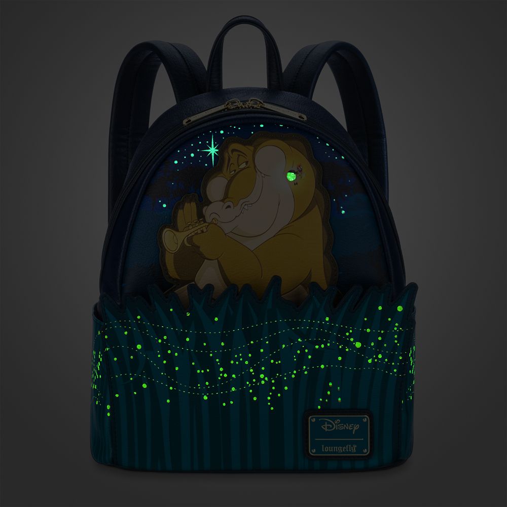 Louis and Ray Glow-in-the-Dark Loungefly Mini Backpack – The Princess and the Frog – Disney100