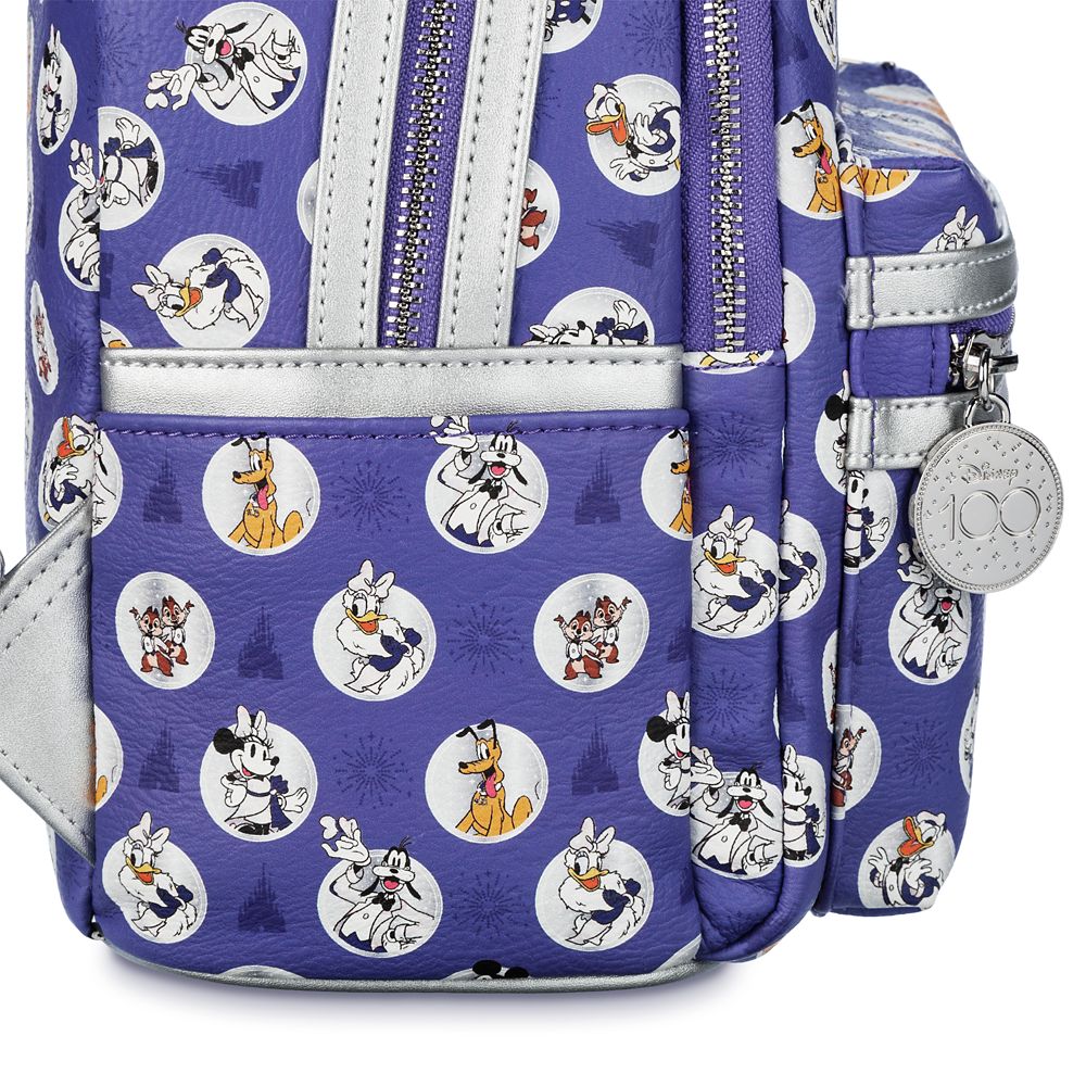 Mickey Mouse and Friends Loungefly Mini Backpack – Disney Parks – Disney100