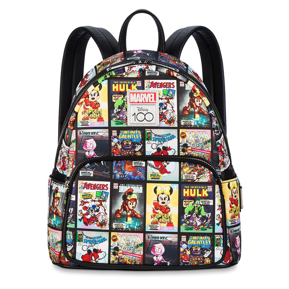 Mickey Mouse and Friends Marvel Comics Loungefly Mini Backpack  Disney100