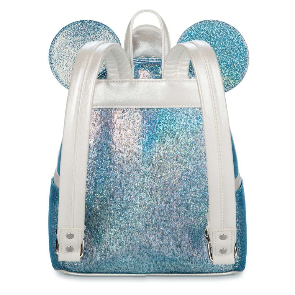 Disney Cruise Line 25th Anniversary Shimmering Seas Loungefly Mini Backpack