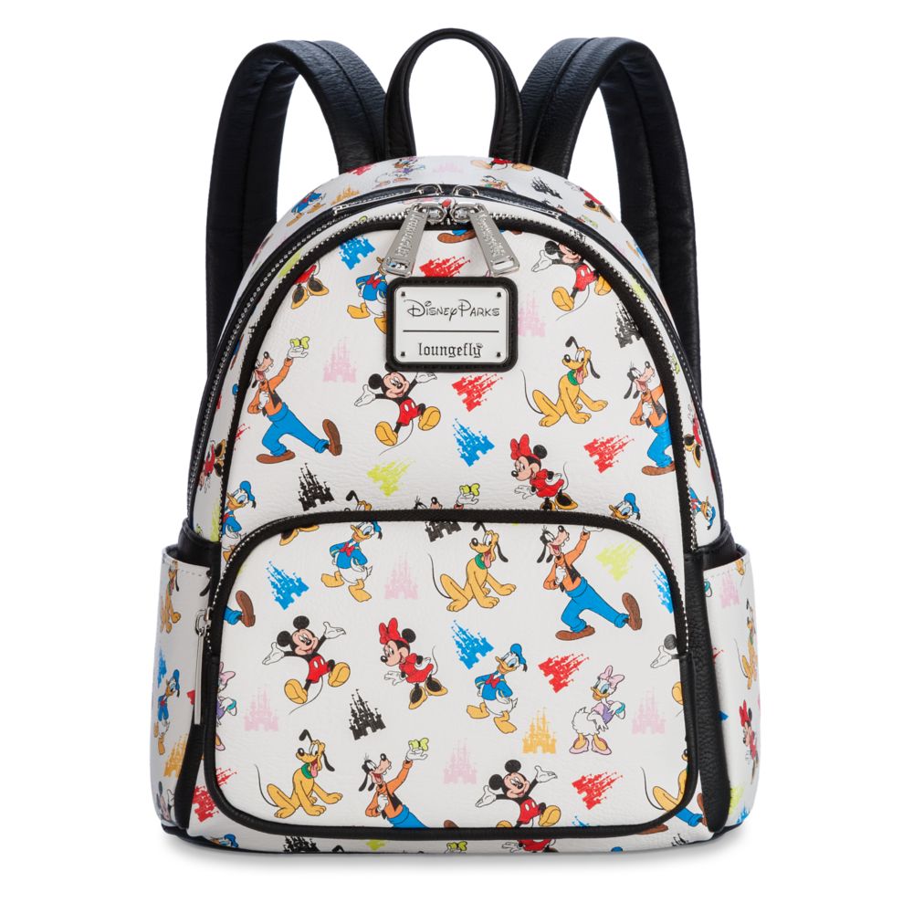 Mickey and Minnie Mouse Beach Loungefly Mini Backpack