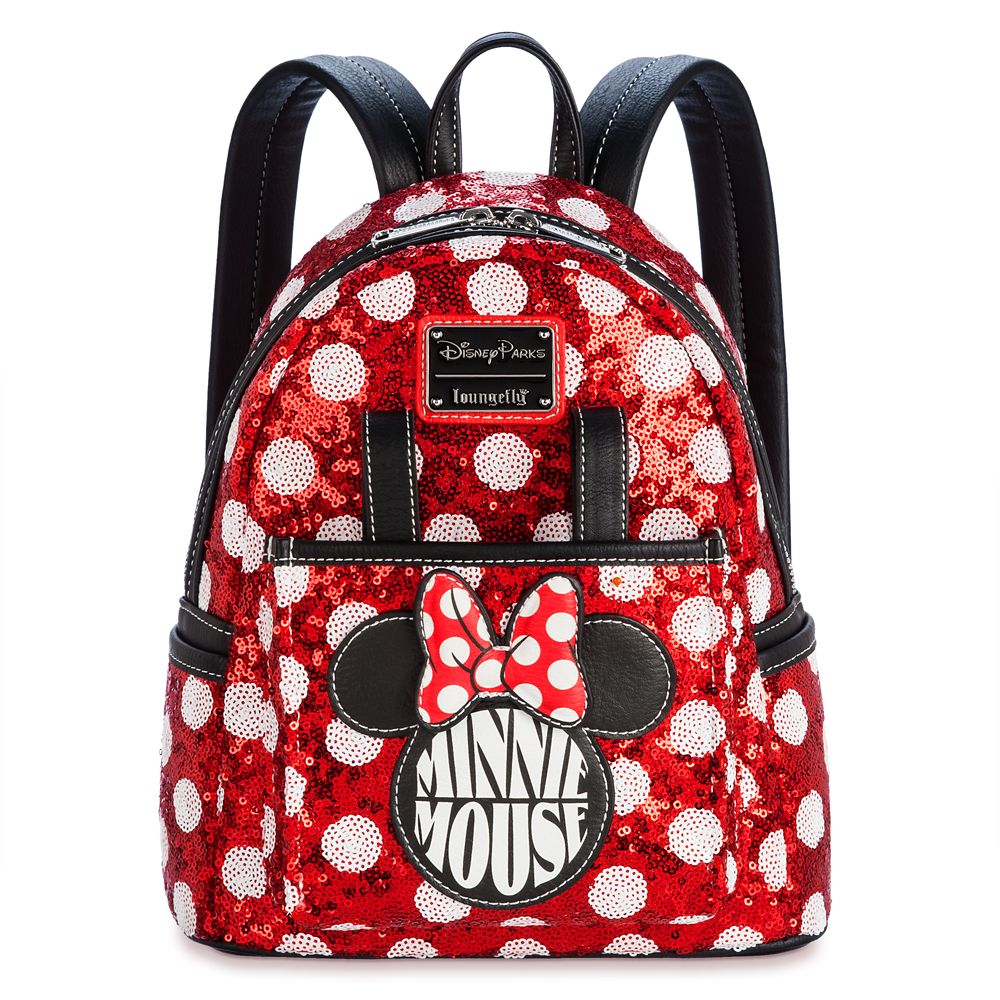 Minnie Mouse Sequin Polka Dot Loungefly Mini Backpack | shopDisney