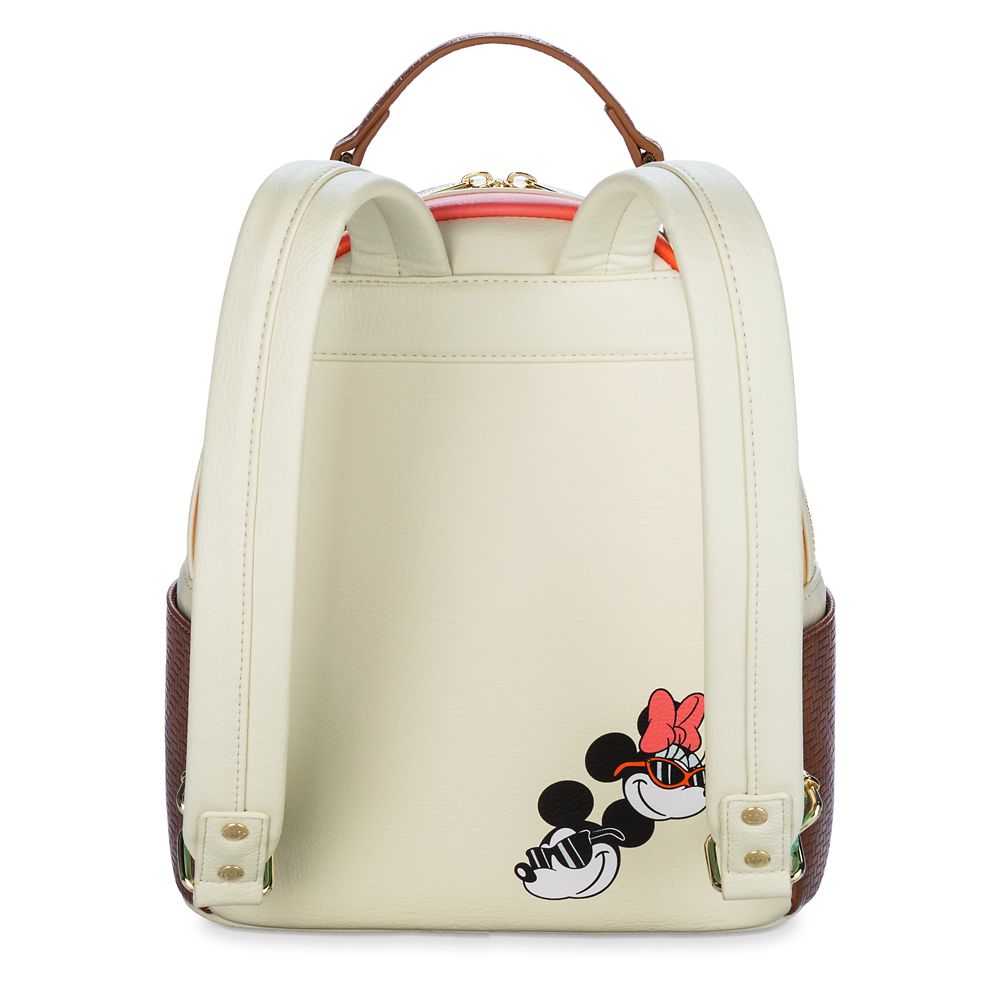 Mickey and Minnie Mouse Beach Loungefly Mini Backpack