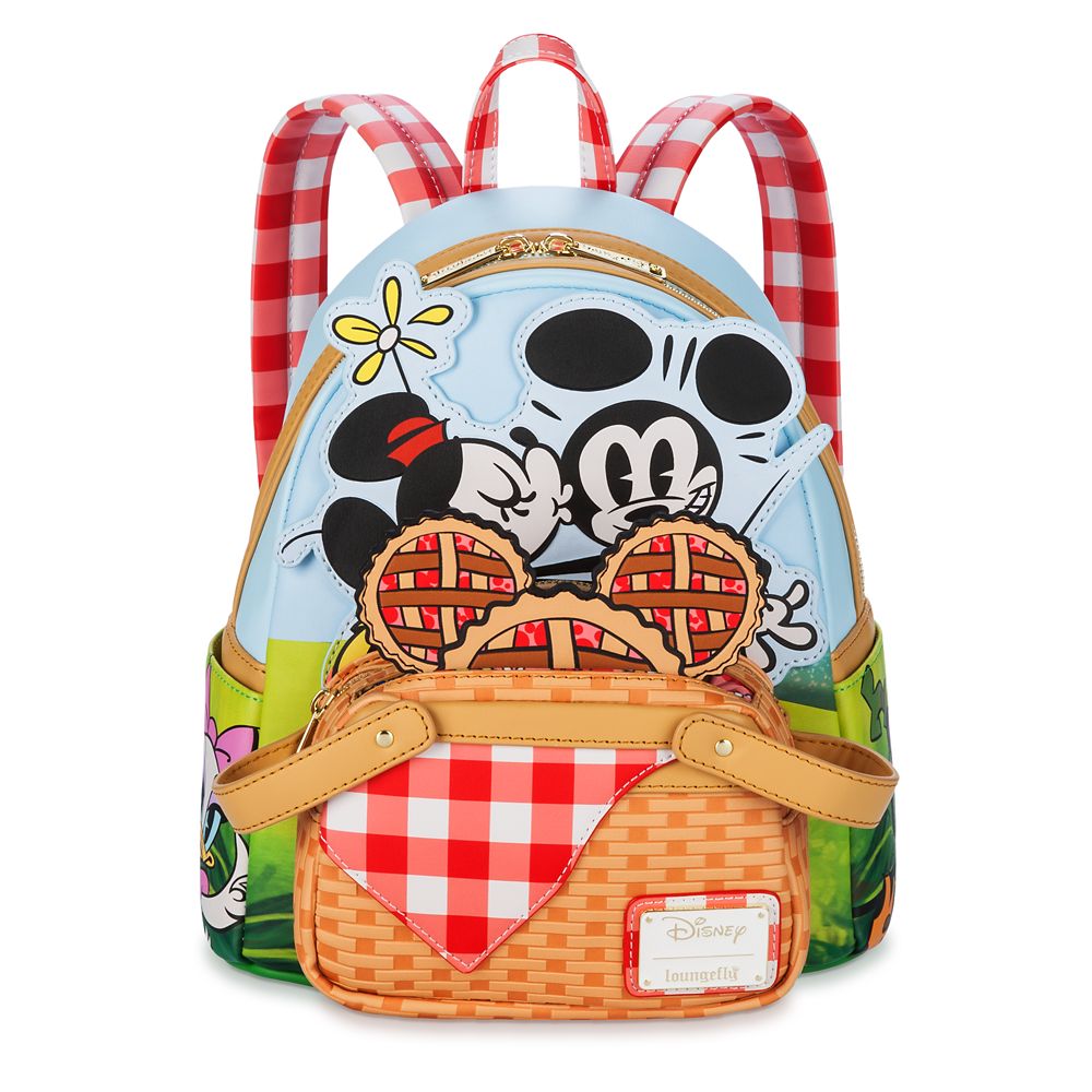 Mickey Mouse and Friends Picnic Loungefly Mini Backpack and Coin Purse