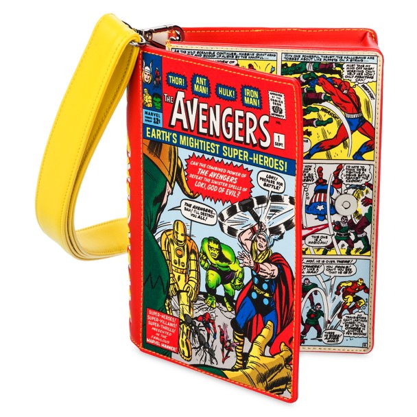 The Avengers Comic Book Loungefly Crossbody Bag