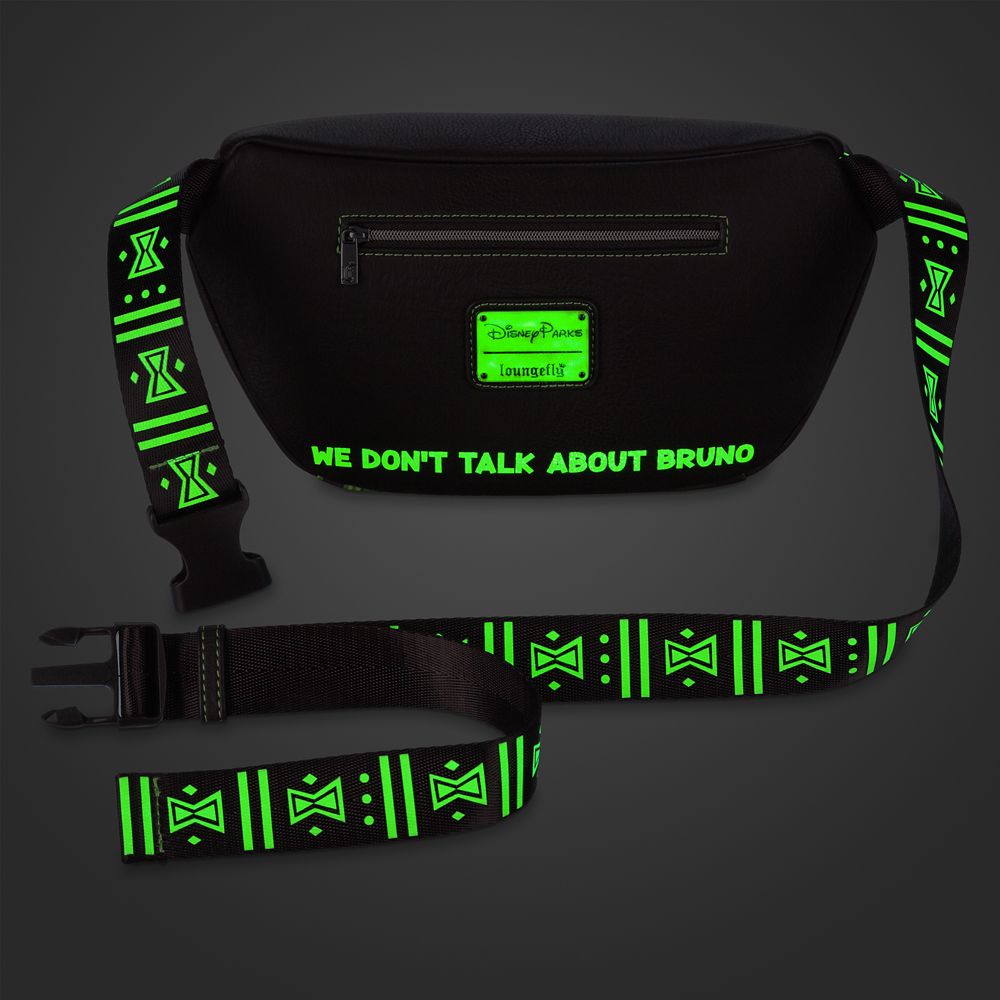 Encanto ''We Don't Talk About Bruno'' Glow-in-the-Dark Loungefly Belt Bag
