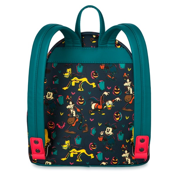 Loungefly Disney Pluto Skellington Glow-in-the-Dark Mini-Backpack