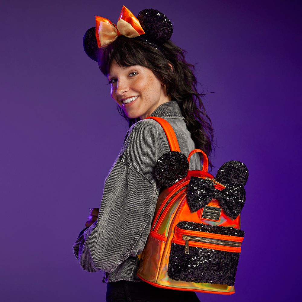 Minnie Mouse Sequin Loungefly Mini Backpack