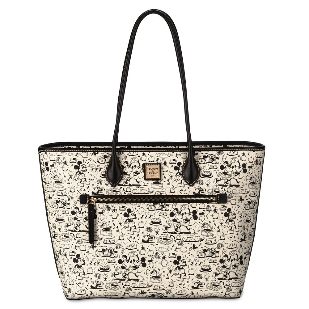 Mickey and Minnie Mouse The Picnic Dooney & Bourke Tote Bag available online for purchase