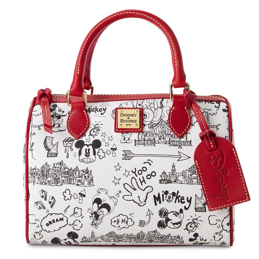 Mickey Mouse Sketch Art Satchel Bag