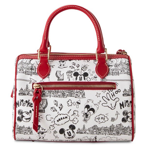 Mickey Mouse Sketch Art Dooney & Bourke Satchel Bag