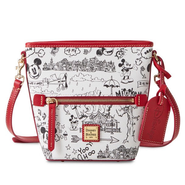 Mickey Mouse Sketch Art Dooney & Bourke Crossbody Bag