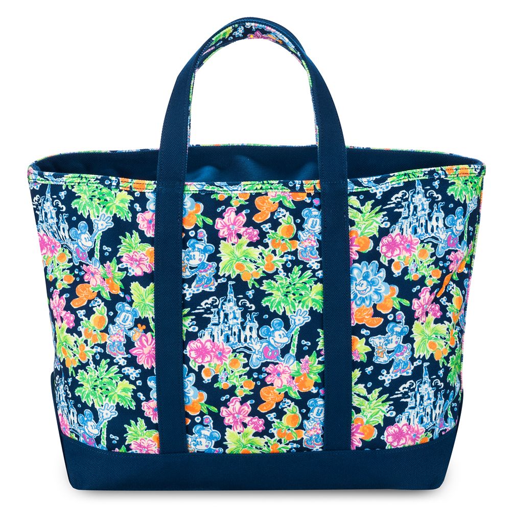 Mickey and Minnie Mouse Canvas Tote by Lilly Pulitzer – Walt Disney World