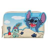 Disney Lilo & Stitch Tropical Design Snap-closure Wristlet Wallet
