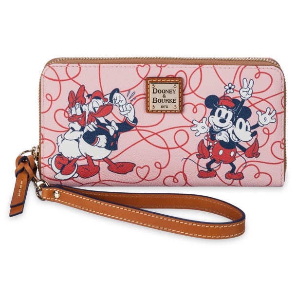 Mickey Mouse and Friends Love Dooney & Bourke Wristlet Wallet | Disney ...