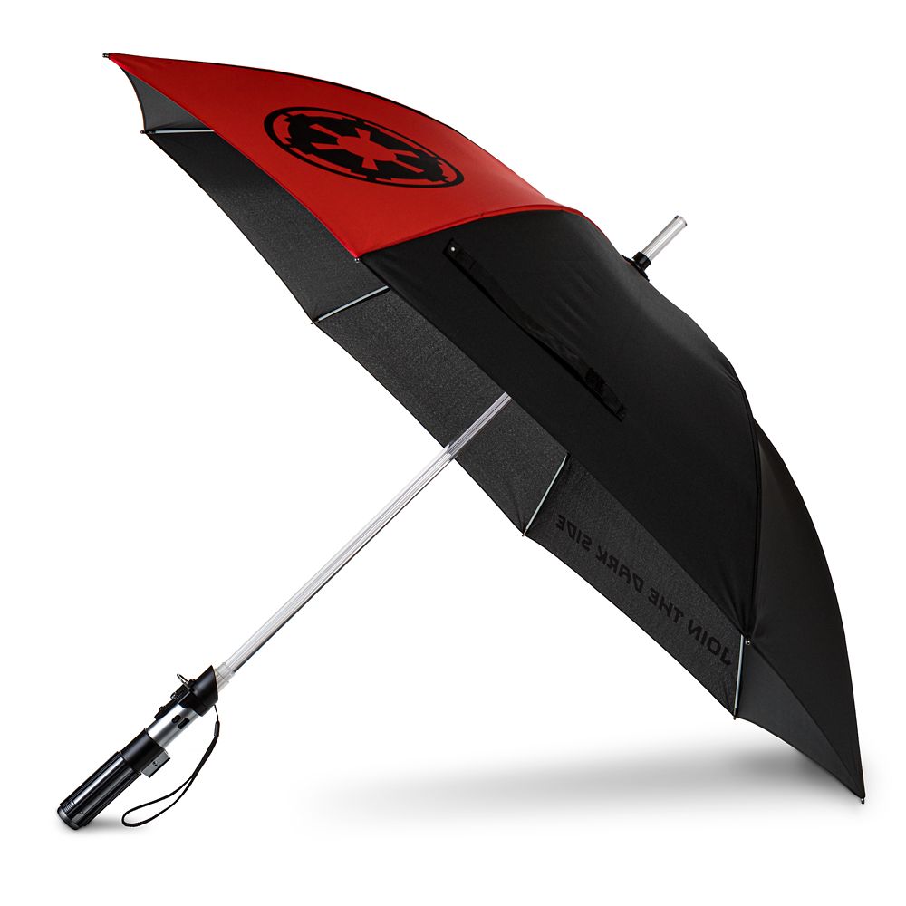 Star Wars Light-Up LIGHTSABER Umbrella – Galactic Empire Insignia is available online for purchase
