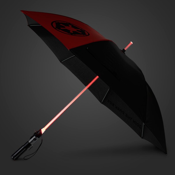 Star Wars Light-Up LIGHTSABER Umbrella – Galactic Empire Insignia