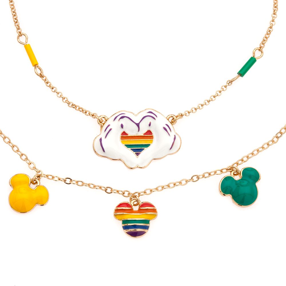 Mickey Mouse Layered Necklace – Disney Pride Collection – Buy It Today!