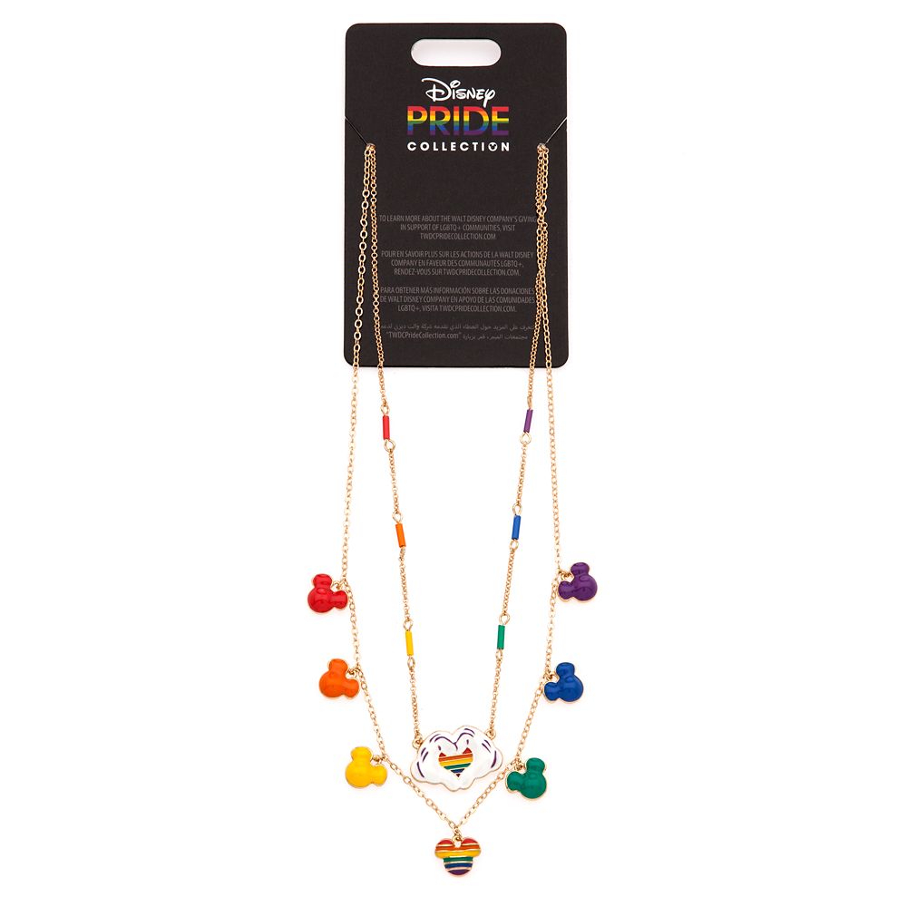 Mickey Mouse Layered Necklace &ndash; Disney Pride Collection