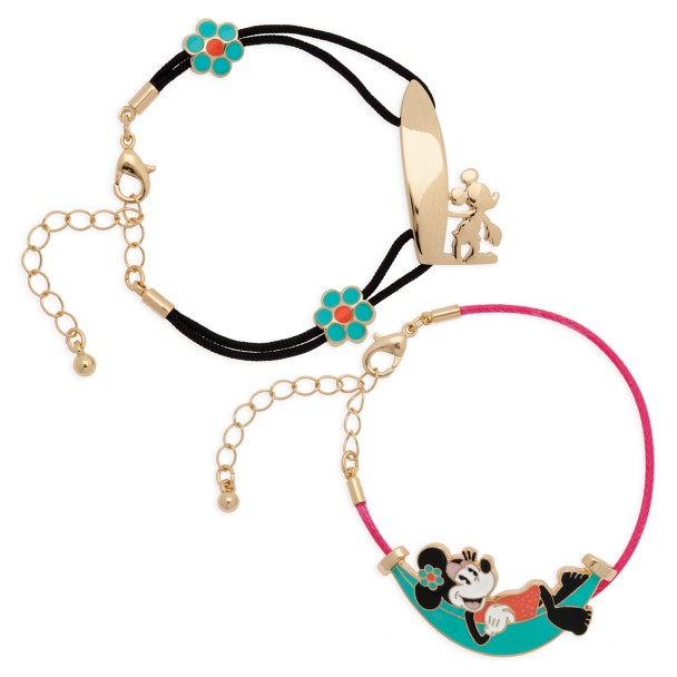 Mickey and Minnie Mouse Bracelet Set