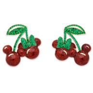 Mickey and Minnie Mouse Icon Cherry Earrings from BaubleBar