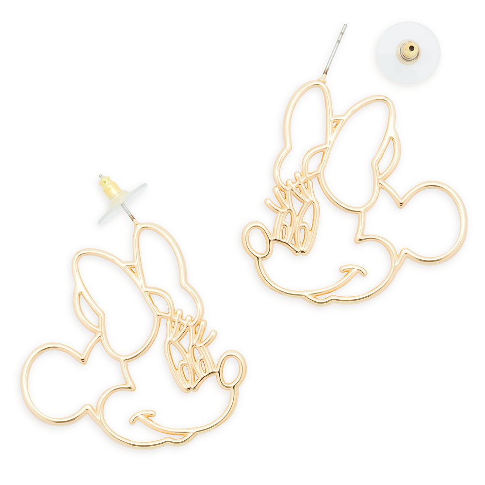 Minnie Mouse Face Hoop Earrings by BaubleBar