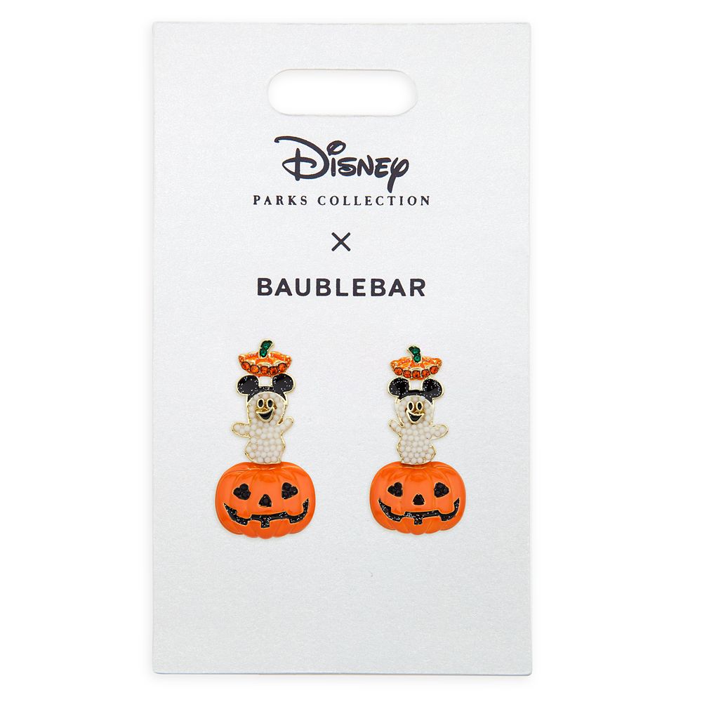 Mickey Mouse Ghost Halloween Earrings by BaubleBar