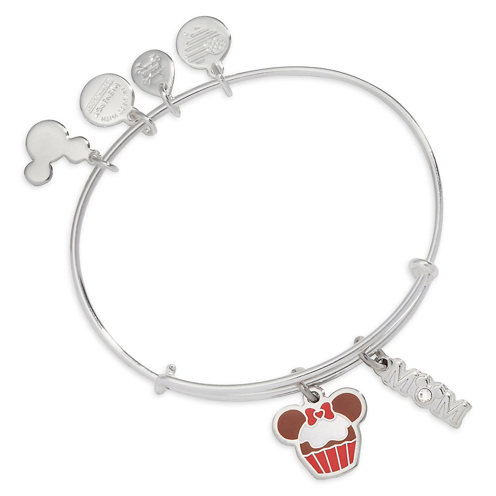Minnie Mouse Icon Cupcake and ”Mom” Bangle by Alex and Ani is now out