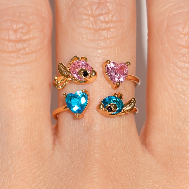 Stitch Character Themed Metal Finger Ring (8)