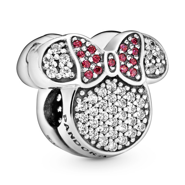Minnie Mouse Icon Pavé Clip Charm by Pandora – Disney Parks