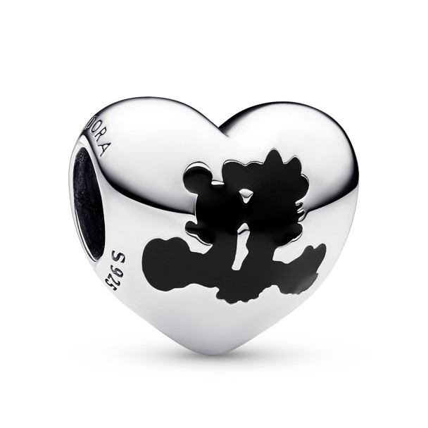 Mickey and Minnie Mouse Heart Charm by Pandora