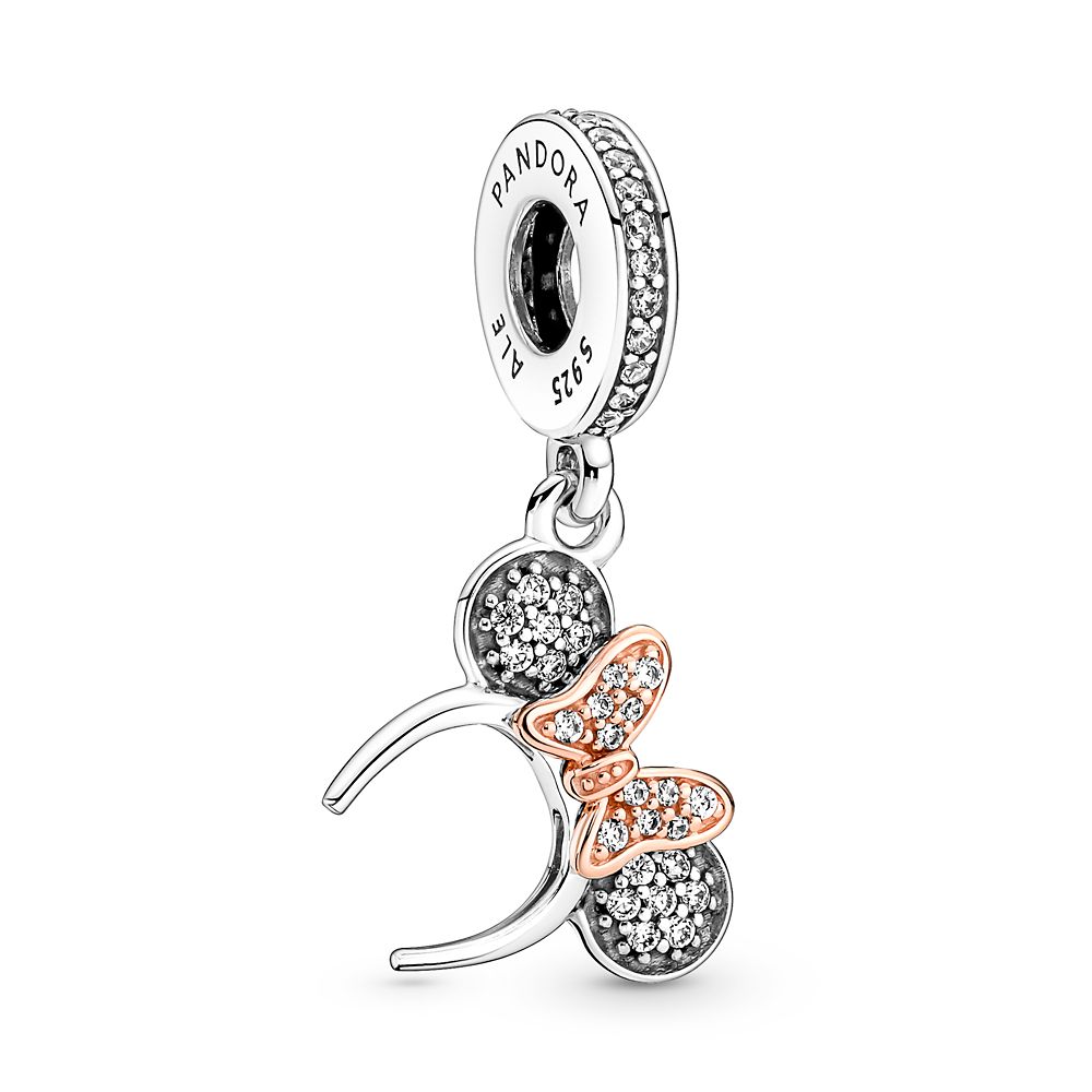 Minnie Mouse Pavé Ear Headband Dangle Charm by Pandora Disney Parks