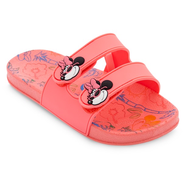 Minnie Mouse Swim Slides for Kids – Pink