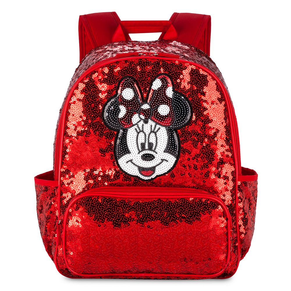 Minnie Mouse Red Sequin Backpack