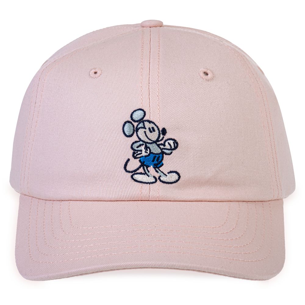 Mickey Mouse Genuine Mousewear Baseball Cap for Adults – Pink available online for purchase