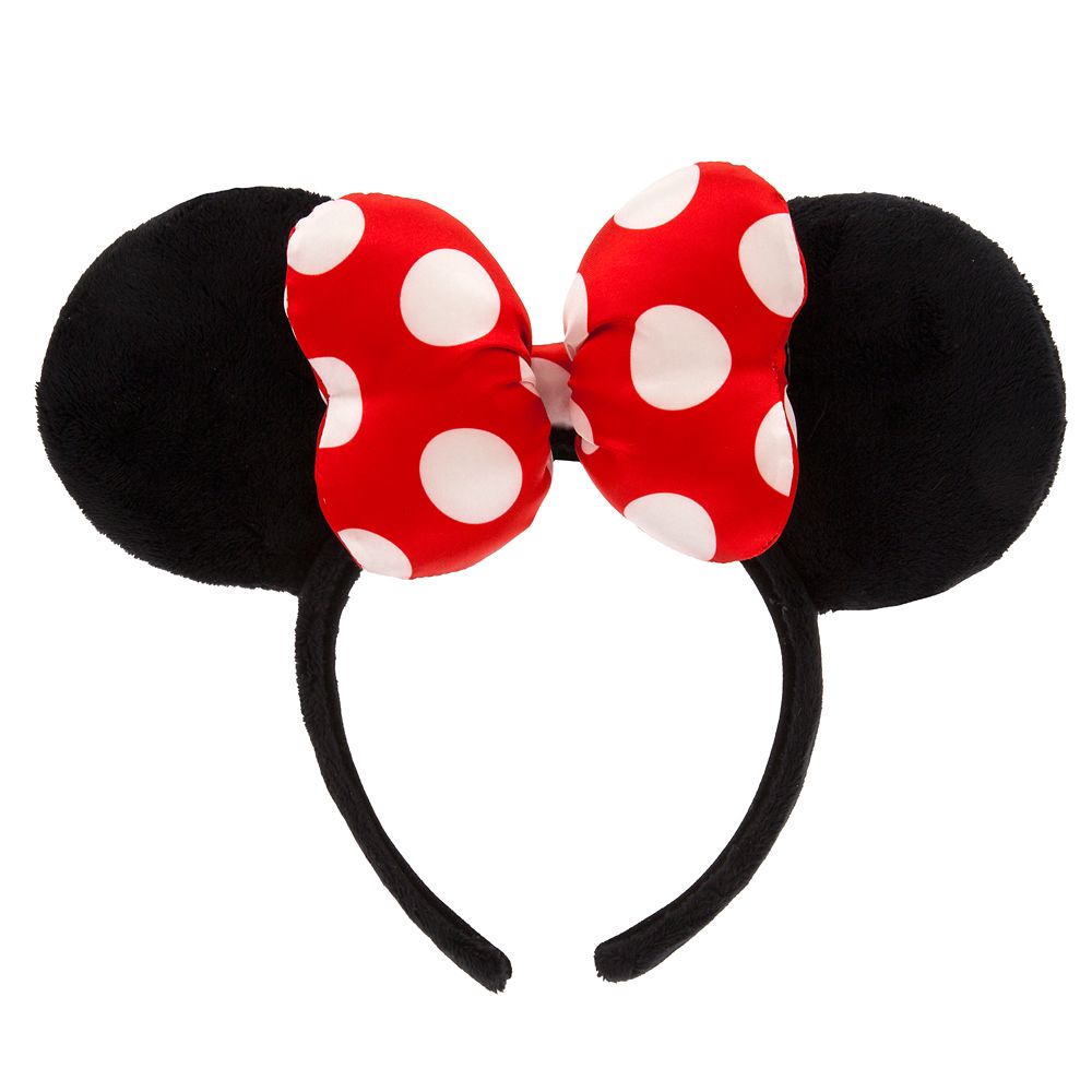 Minnie Mouse Polka Dot Bow Ear Headband for Adults