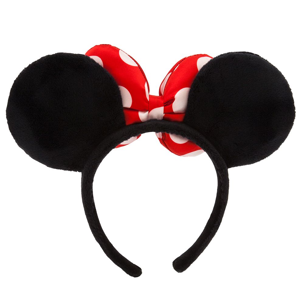 Minnie Mouse Polka Dot Bow Ear Headband for Adults