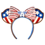 Captain America Ear Headband for Adults