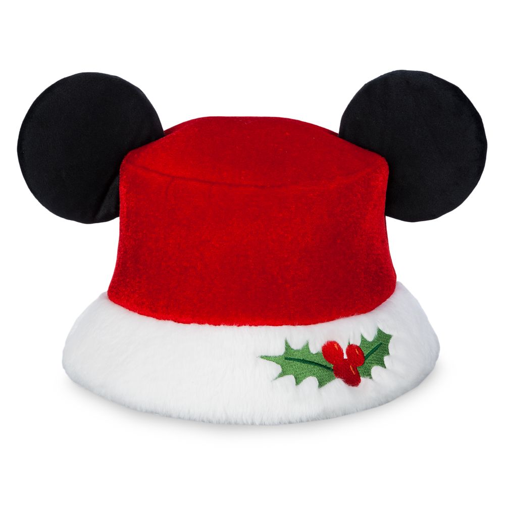 Mickey Mouse Ear Holiday Bucket Hat for Adults