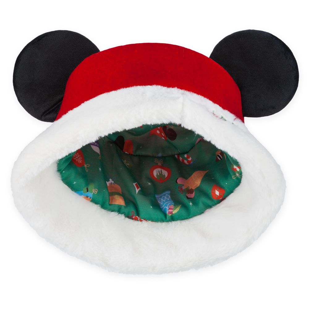 Mickey Mouse Ear Holiday Bucket Hat for Adults