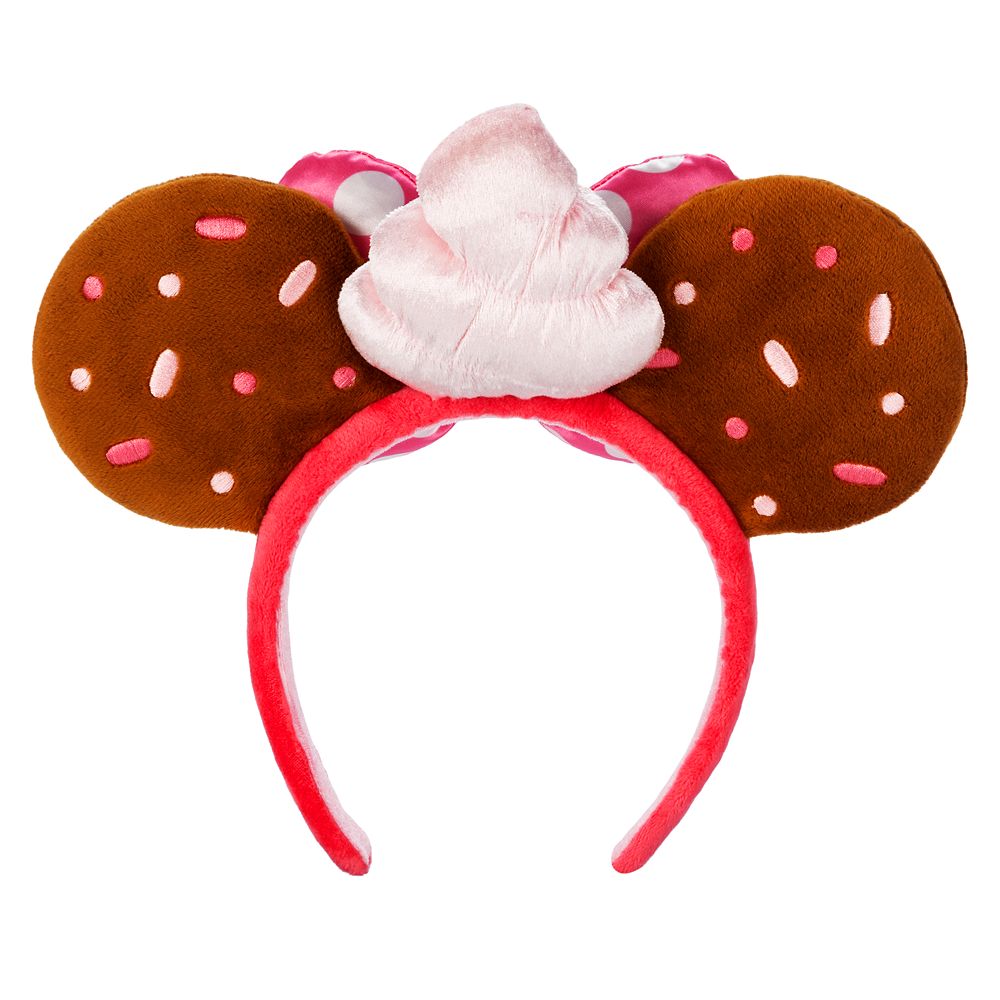 Minnie Mouse Strawberry Cupcake Disney Munchlings Ear Headband for Adults