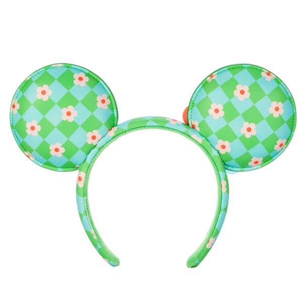 Mickey Mouse Floral Ear Headband for Adults